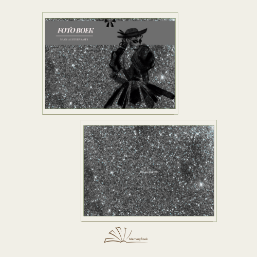 Template - Foto (plak) Boek, Glitter & Glamour