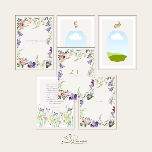 Template - Floral Memories